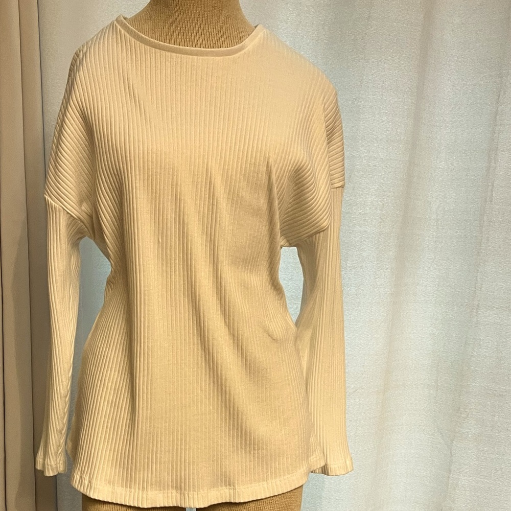 ASOS maternity white long sleeve shirt size 2